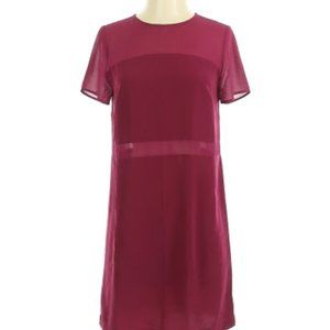 Paris Sunday Burgundy Short Sleeve XSmall